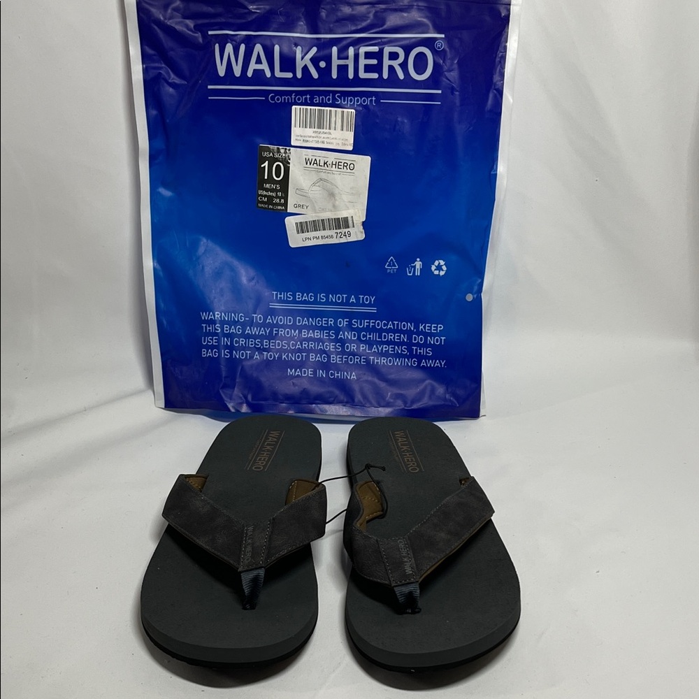 Men's Gray Flip-Flops